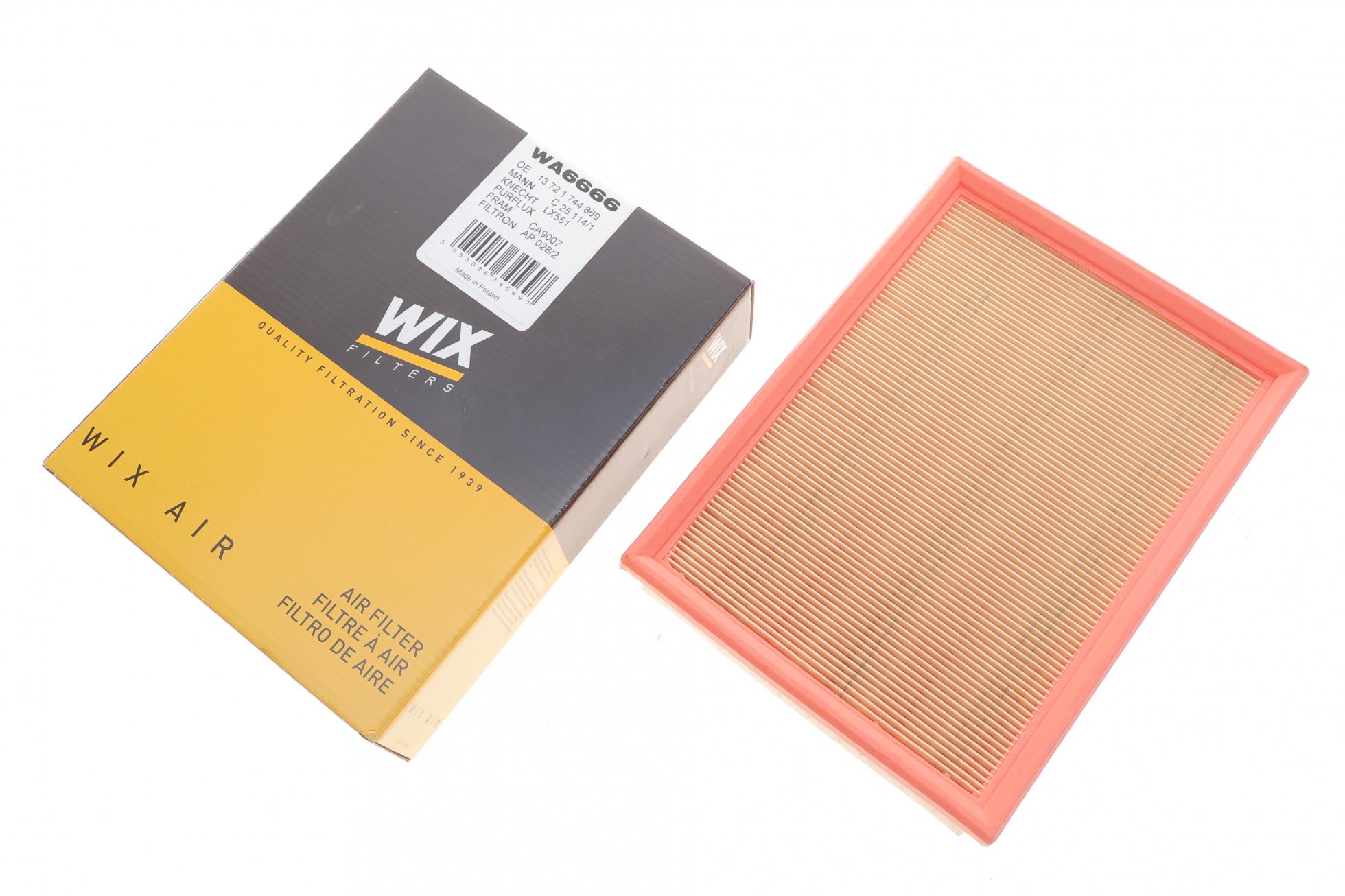 WA6666 WIX FILTERS